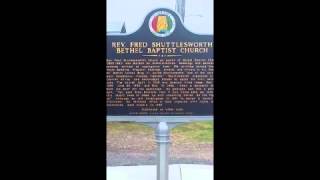 Original Bethel Baptist Church — Rev. Fred Shuttlesworth