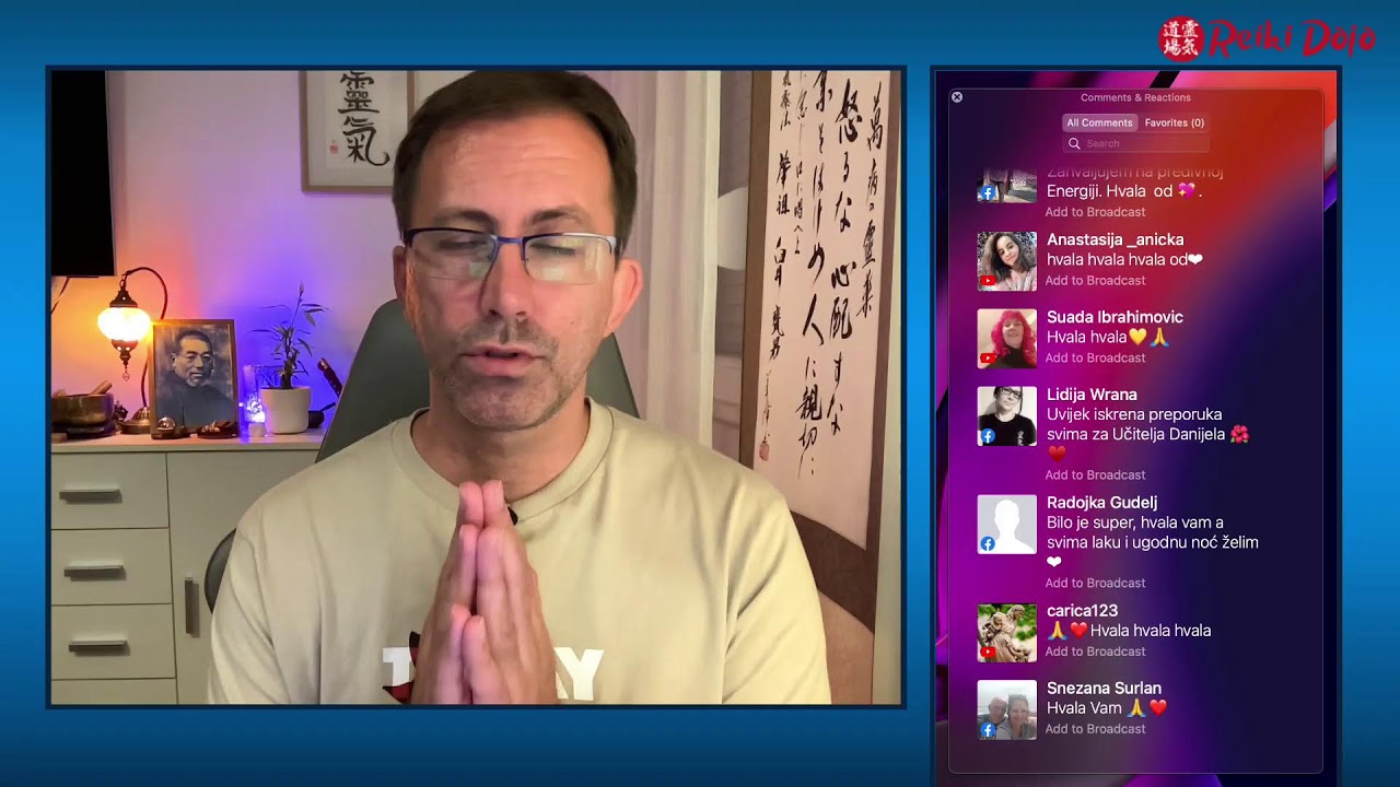 Reiki Dojo Live - 10mj 2022