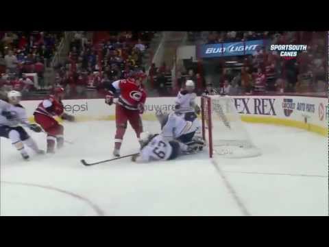 NHL Sabres @ Hurricanes: Eric Staal Hat-Trick - 1/24/13