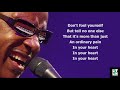 Stevie Wonder - Ordinary Pain (Lyrics)