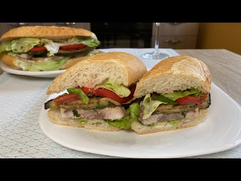 Panino con Pesce Spada e Melanzane