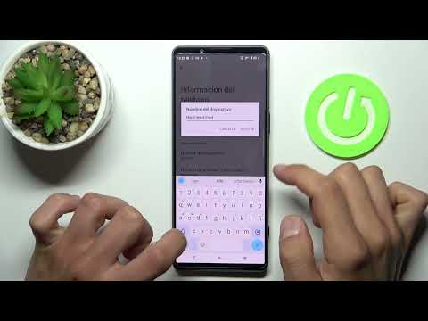 Personalizar SONY Xperia 1 IV - cambiar nombre del celular