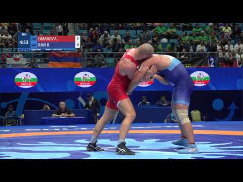 1/8 GR - 97 kg: A. OMAROV (CZE) v. R. RAVI (IND)