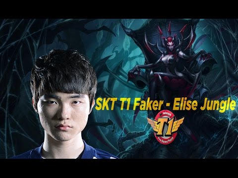 SKT T1 Faker Elise Jungle