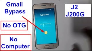 Samsung J2 Google Account Verification  No OTG No PC  Google Lock Gmail Bypass Frp Eazy