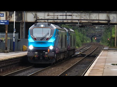 DRS Class 68 No's. 68026 & 68022 on 0Z68 Longsight - York S.T.S @ Guide Bridge on 30.06.20 - HD