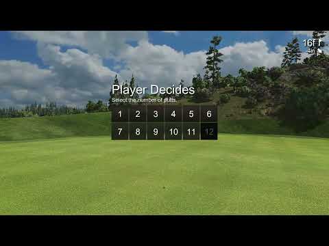 Golf Sim Video - 72 at The Sanctuary Golf Club on E6 Connect Garmin Approach R10