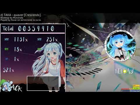 Huvar - DTRX - quaver [Crescendo] 96.70% Accuracy 26x