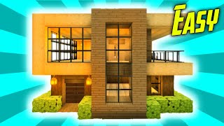 Download lagu Minecraft: Cara Membuat Rumah Kayu Survival Starter Easy Dan Simple #7 mp3