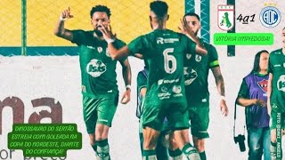 Sousa 4X1 Confiança - Copa do Nordeste 2026 | 1° Rodada.