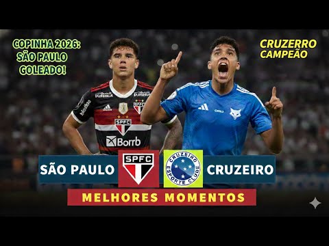 MELHORES MOMENTOS CRUZEIRO CAMPEÃO DA COPINHA 2X1 SÃO PAULO