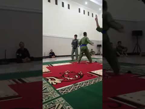 latihan sabung persinas ASAD ( Ampuh Sehat Aman Damai ) usia SMA