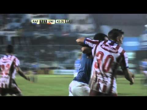 Gol de Anselmo. Rafaela 1 - Unión 1. Fecha 10. Primera División 2016.