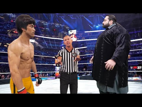 🐲WWE 2K23 | Bruce Lee vs Khan Baba : WWE 2K July 12, 2023