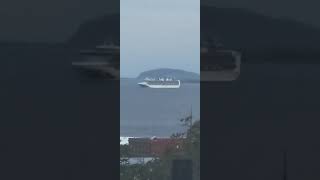 Diamond Princess cruise ship arriving at Hobart, Tasmania. #cruiseship #princess #princesscruiseship