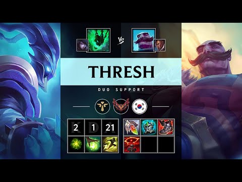 Thresh Support vs Braum - KR Grandmaster Patch 25.21