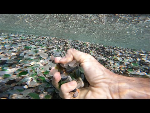 Is This the Most Concentrated Sea Glass Beach on Earth? Millions and Millions of Jewelry Pieces!!