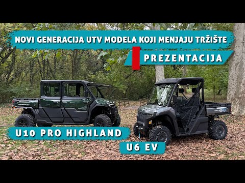 NOVI UTV MODELI - U10 PRO Highland i U6 EV - CFMOTO
