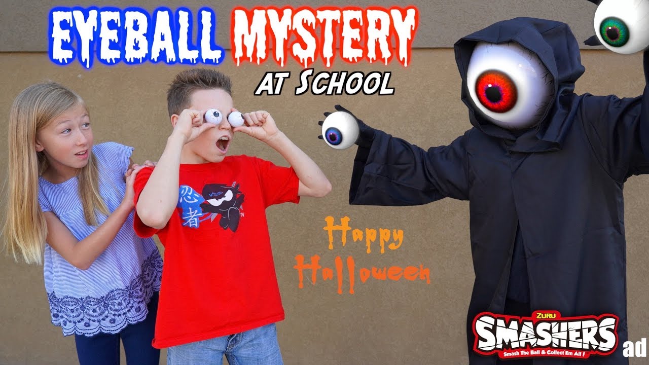 Smashers Eyeball MYSTERY at School! Ninja Kidz TV