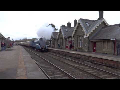 4464 Bittern EXPLODES through Kirkby Stephen on the Cumbrian ranger 2014