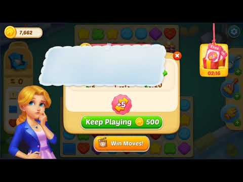 Matchington Mansion Level 1120 - 1124 | MICRO GAMEPLAY HD