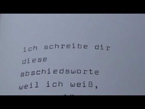 Ich schreibe Dir diese Abschiedsworte 20190103 Willfried Liebe aka dj stoni aka Reinhard Steinbreche