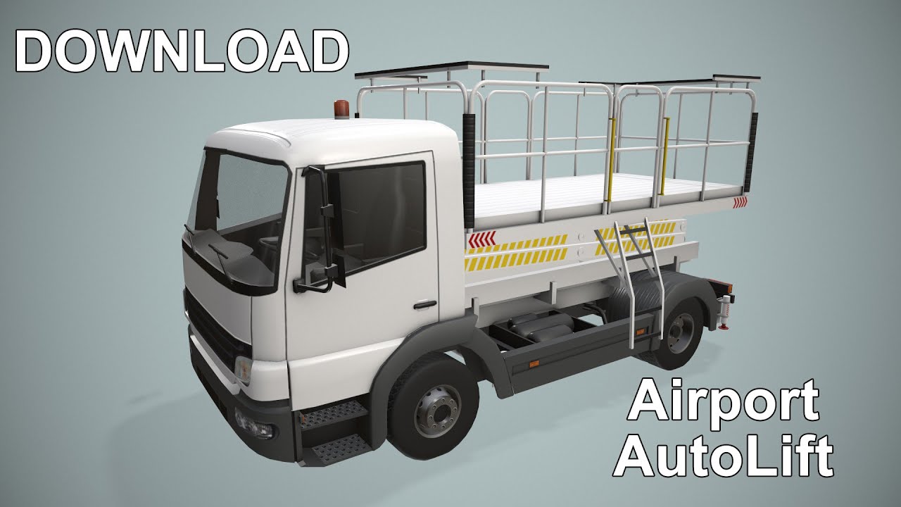 空港オートリフト --400-- 3Dモデル
