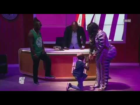 Guinean singer, Grand P, proposes to his Ivorian girlfriend, Eudoxie Yao.