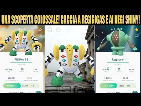 Una scoperta colossale: caccia a Regigigas e ai Regi shiny!