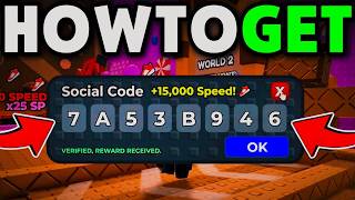 How To Get SOCIAL CODE in +1 Speed Keyboard Escape Candy &amp; Chocolate | Roblox