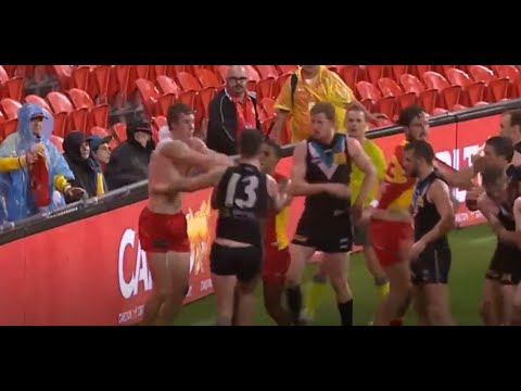 AFL Fight/Melee Tom Lynch and Steven May Football Fights