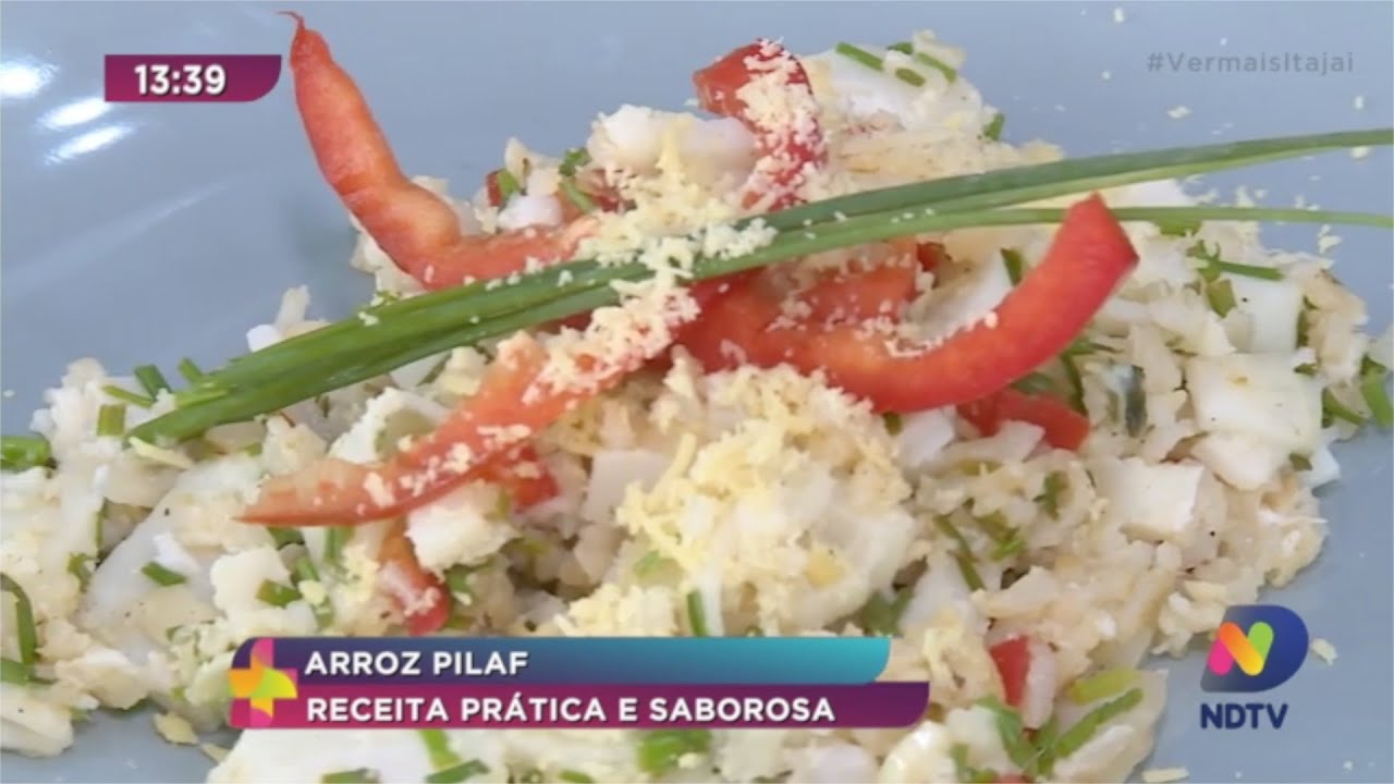 Arroz Pilaf Receita prática e saborosa ND Mais