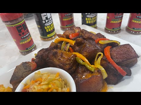 How to make Haitian GRIOT / Easy GRIOT Recipe/ FRIED PORK@FoodKonnection