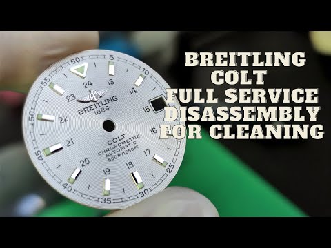 Restoration Breitling 1884 colt chronomat automatic A 17350 Full service part 1