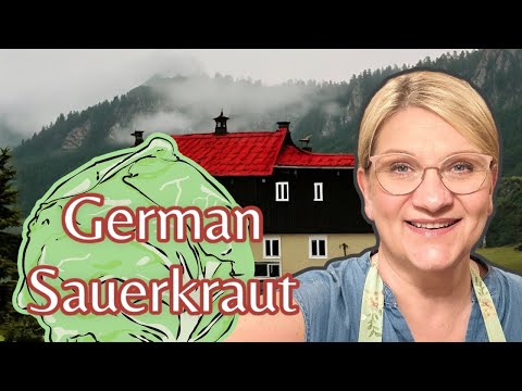 FENNEL and CABBAGE SAUERKRAUT ~ GERMAN STYLE SAUERKRAUT