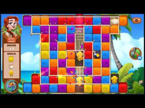 Lost Island Blast Adventure Level 1446 - NO BOOSTERS 🏝️ | SKILLGAMING ✔️