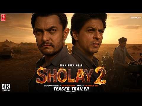 SHOLAY 2: Returns - Trailer | Shah Rukh Khan | Salman Khan | Pooja Hegde | New Movies Trailers 2025