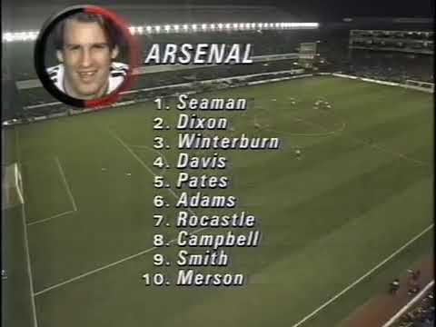 Arsenal FC vs  SL Benfica 1991 - 1992