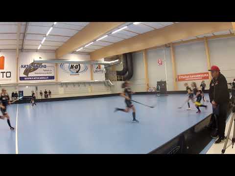 4.9.2019 FC Tuusula B-tytöt - Panthers B-tytöt - erä 2/3 Tuusulan salibandyhalli