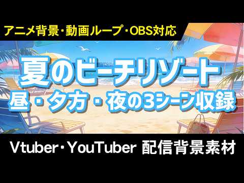 夏のビーチリゾート サンプル動画