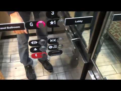 Otis traction elevators, the Crowne Plaza Hotel, Clayton, MO