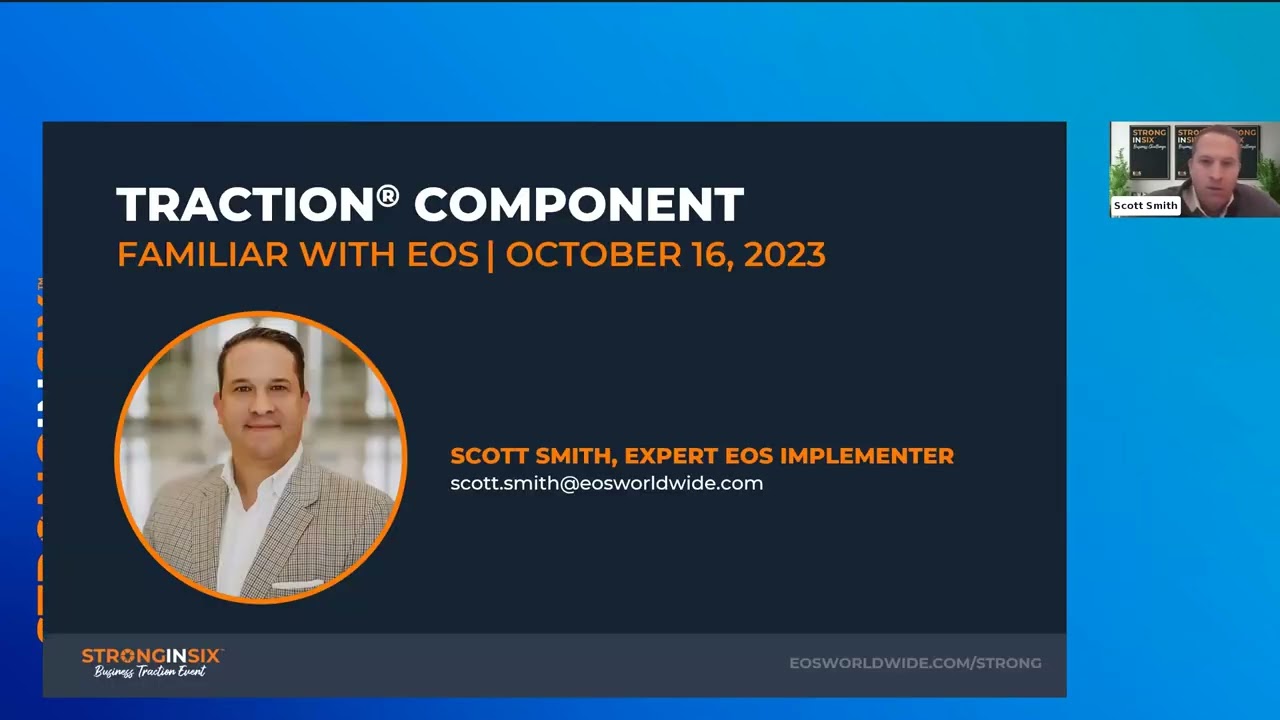Traction Component: Familiar with EOS
