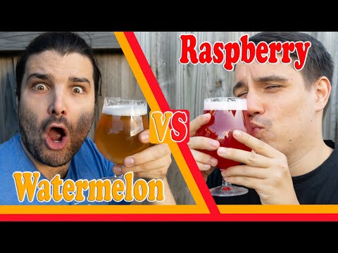Beer Battles: Watermelon Berliner Weisse VS the Raspberry Sour!
