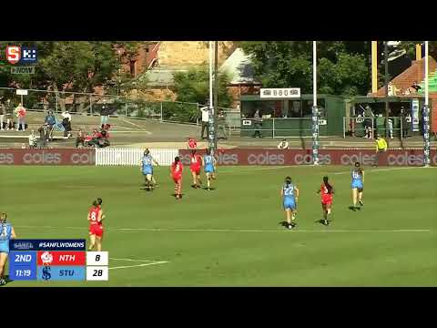 Hostplus SANFLW GF - North's Doreena Hansen pounces from close range