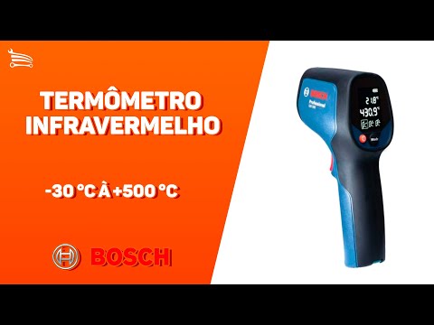 Termômetro Infravermelho -30 °C à +500 °C GIS-500 BOSCH- - Video