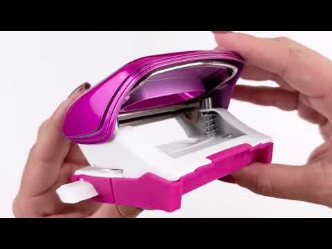 Vídeo do produto Perfurador Mini 2 Furos 10 folhas Leitz WOW Pink