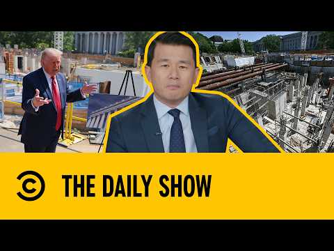 Trump Tours White House Ballroom Construction Site Amid Cost Controversy | The Daily Show