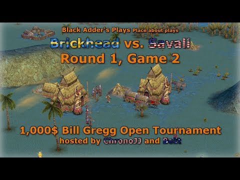 Bill Gregg Open Tournament, R1 - Brickhead vs. Savali, Game 2 - Age of Mythology: The Titans