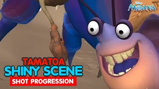 How Disney Animated Tamatoa’s Shiny Scene | Moana Shot Progression