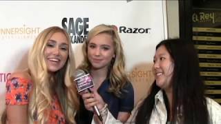 Emily Skinner & Lilia Buckingham Interviews - Sage Alexander Launch Party video